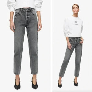 NWT Anine Bing Betty Jeans Dust Grey